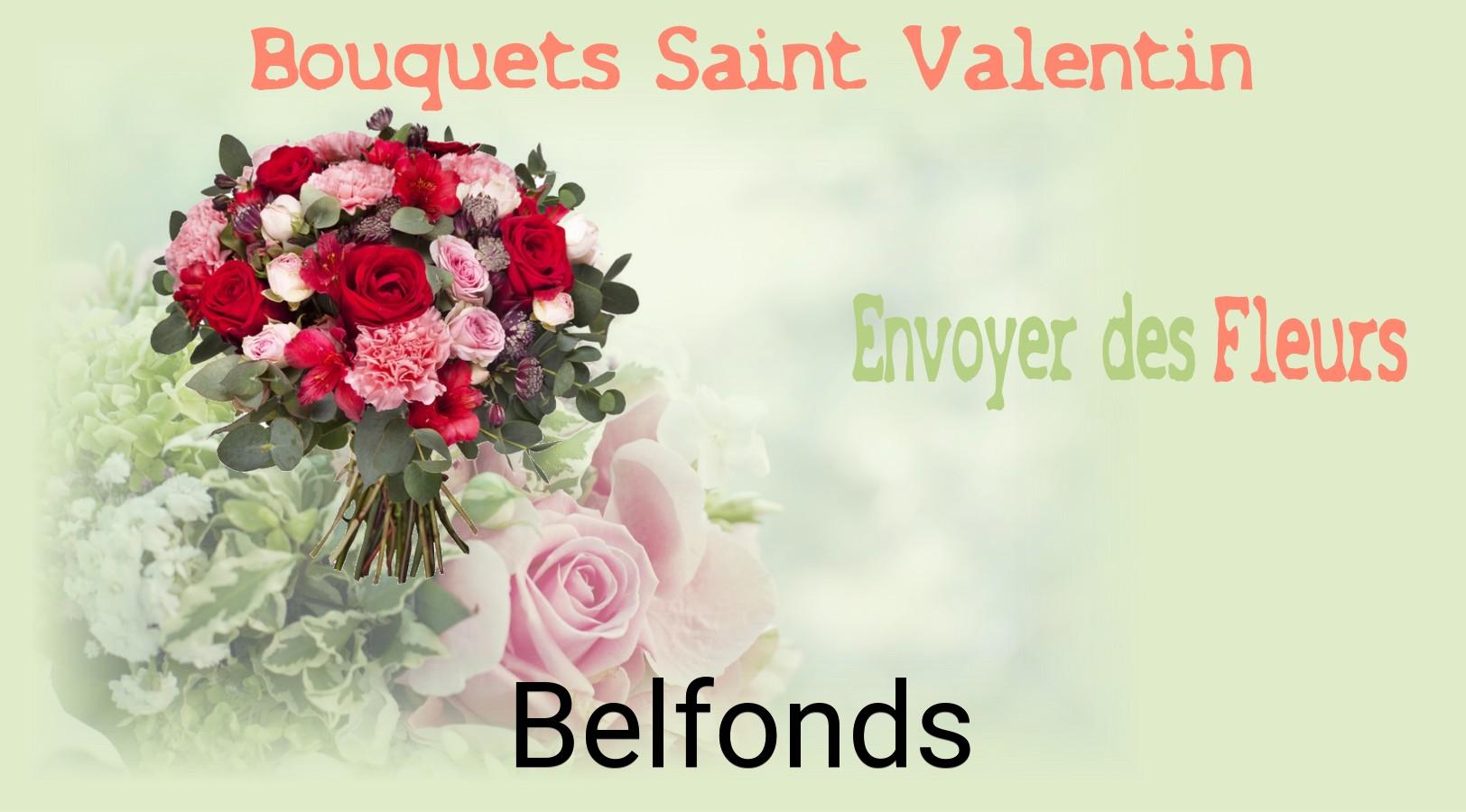 Roses de Saint-Valentin livrées à Belfonds